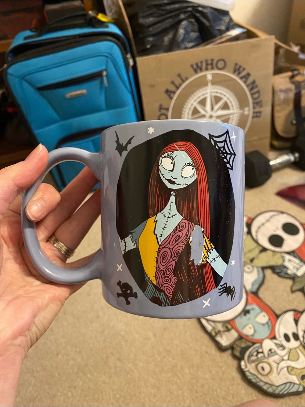Nightmare Before Christmas Sally Character Mug in Lavender